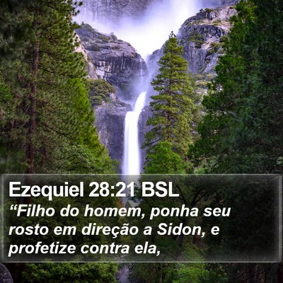 Ezequiel 28:21 BSL Bible Verse Image