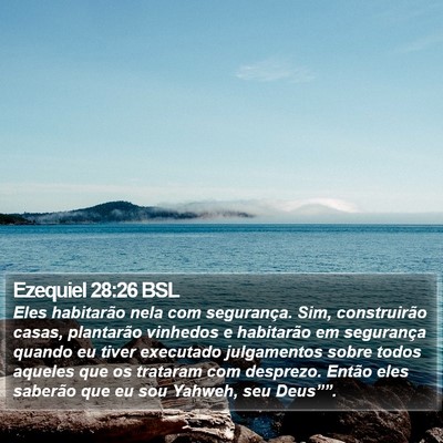 Ezequiel 28:26 BSL Bible Verse Image