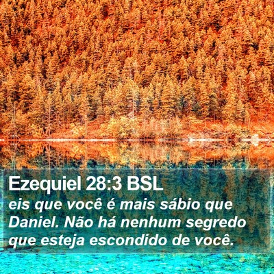 Ezequiel 28:3 BSL Bible Verse Image