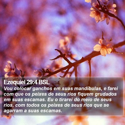 Ezequiel 29:4 BSL Bible Verse Image