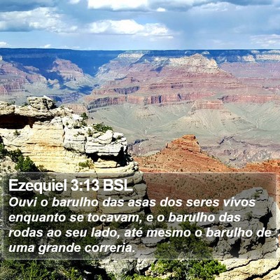 Ezequiel 3:13 BSL Bible Verse Image