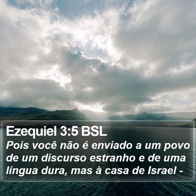 Ezequiel 3:5 BSL Bible Verse Image