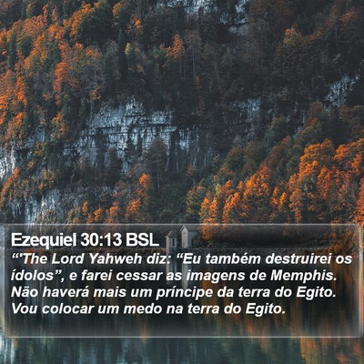 Ezequiel 30:13 BSL Bible Verse Image