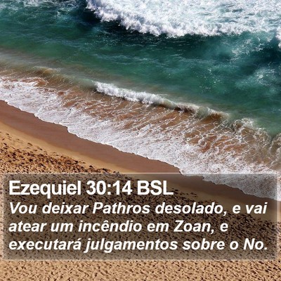 Ezequiel 30:14 BSL Bible Verse Image
