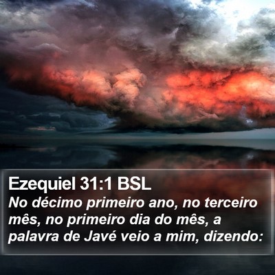Ezequiel 31:1 BSL Bible Verse Image