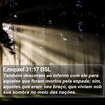 Ezequiel 31:17 BSL Bible Verse Image