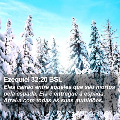 Ezequiel 32:20 BSL Bible Verse Image