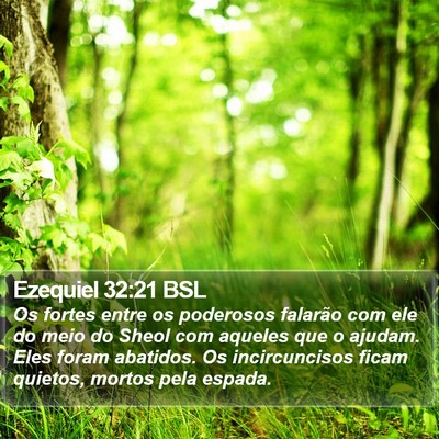 Ezequiel 32:21 BSL Bible Verse Image