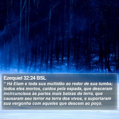 Ezequiel 32:24 BSL Bible Verse Image