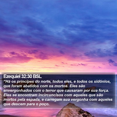 Ezequiel 32:30 BSL Bible Verse Image