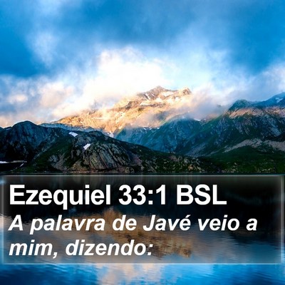 Ezequiel 33:1 BSL Bible Verse Image