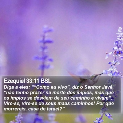 Ezequiel 33:11 BSL Bible Verse Image