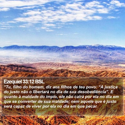 Ezequiel 33:12 BSL Bible Verse Image