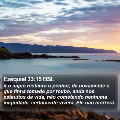 Ezequiel 33:15 BSL Bible Verse Image
