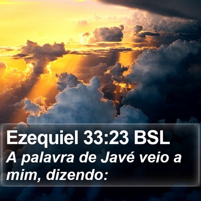 Ezequiel 33:23 BSL Bible Verse Image