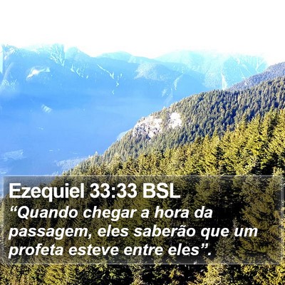 Ezequiel 33:33 BSL Bible Verse Image