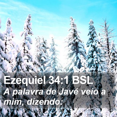 Ezequiel 34:1 BSL Bible Verse Image