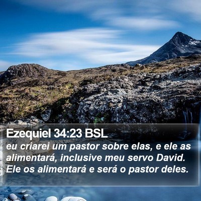 Ezequiel 34:23 BSL Bible Verse Image