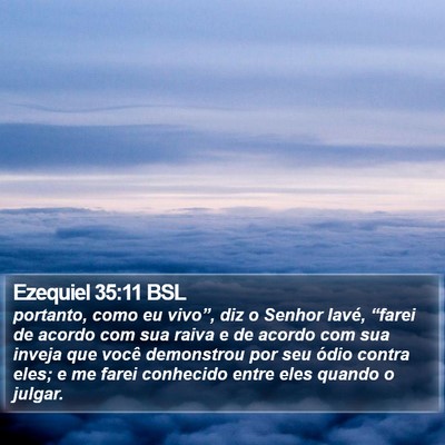 Ezequiel 35:11 BSL Bible Verse Image