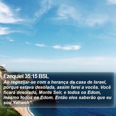 Ezequiel 35:15 BSL Bible Verse Image
