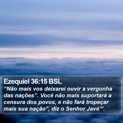 Ezequiel 36:15 BSL Bible Verse Image