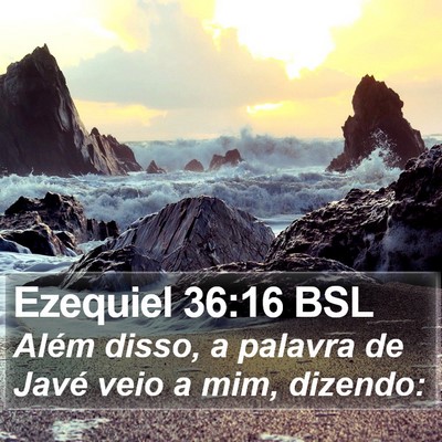 Ezequiel 36:16 BSL Bible Verse Image