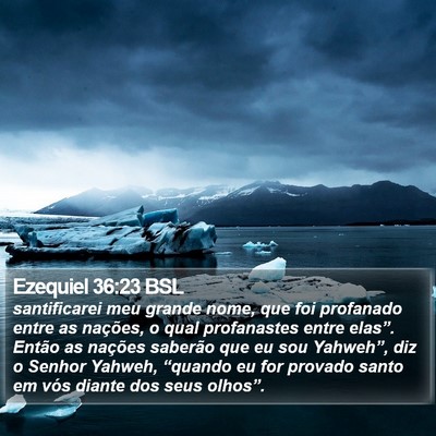 Ezequiel 36:23 BSL Bible Verse Image
