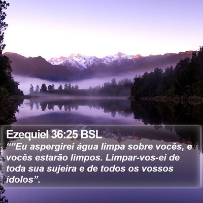 Ezequiel 36:25 BSL Bible Verse Image