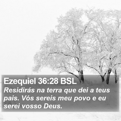 Ezequiel 36:28 BSL Bible Verse Image