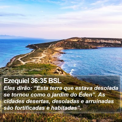 Ezequiel 36:35 BSL Bible Verse Image