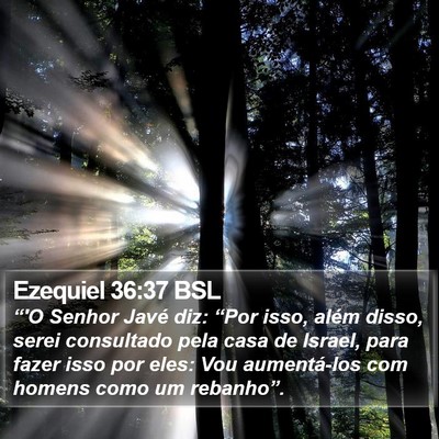 Ezequiel 36:37 BSL Bible Verse Image