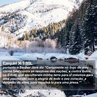 Ezequiel 36:5 BSL Bible Verse Image