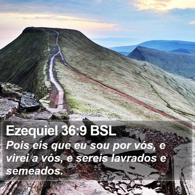 Ezequiel 36:9 BSL Bible Verse Image