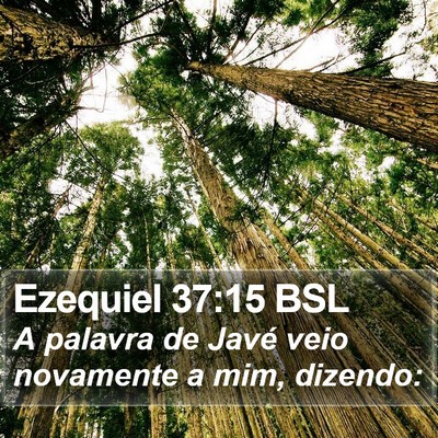 Ezequiel 37:15 BSL Bible Verse Image