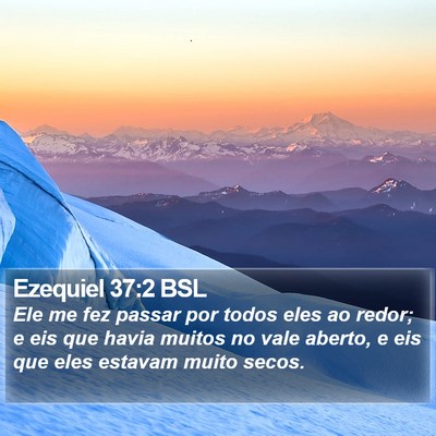 Ezequiel 37:2 BSL Bible Verse Image