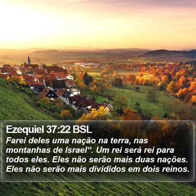 Ezequiel 37:22 BSL Bible Verse Image