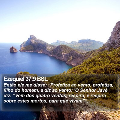 Ezequiel 37:9 BSL Bible Verse Image