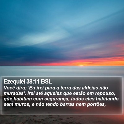 Ezequiel 38:11 BSL Bible Verse Image