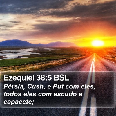 Ezequiel 38:5 BSL Bible Verse Image
