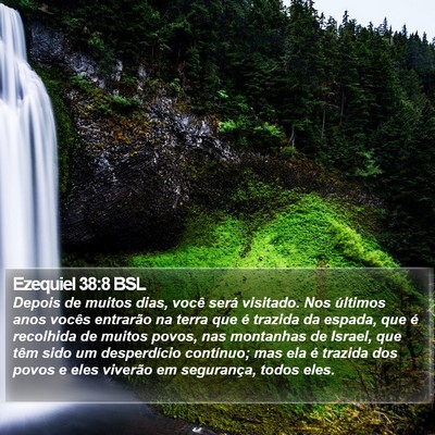 Ezequiel 38:8 BSL Bible Verse Image