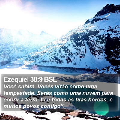 Ezequiel 38:9 BSL Bible Verse Image