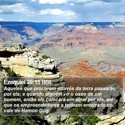 Ezequiel 39:15 BSL Bible Verse Image