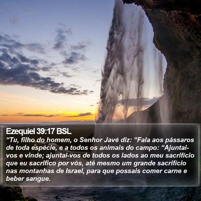Ezequiel 39:17 BSL Bible Verse Image
