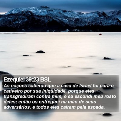 Ezequiel 39:23 BSL Bible Verse Image