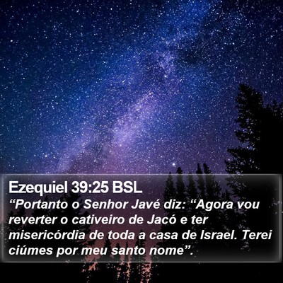 Ezequiel 39:25 BSL Bible Verse Image