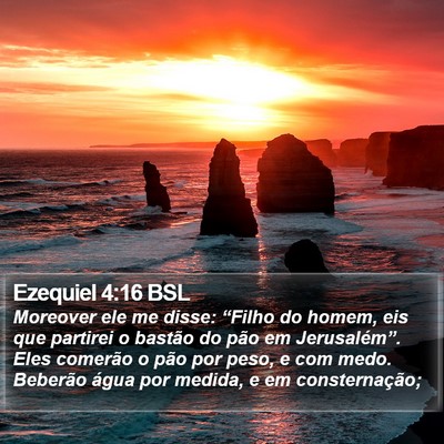Ezequiel 4:16 BSL Bible Verse Image