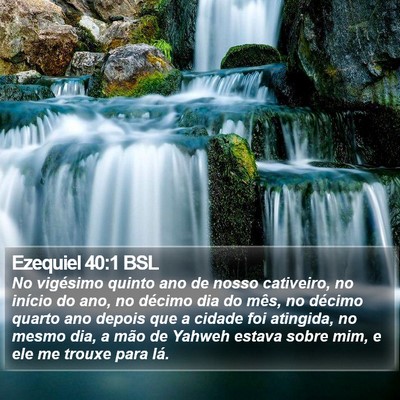 Ezequiel 40:1 BSL Bible Verse Image