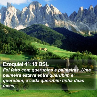 Ezequiel 41:18 BSL Bible Verse Image