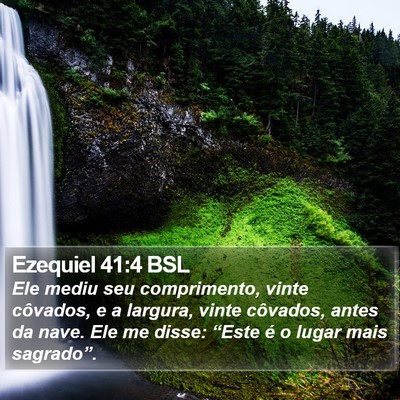 Ezequiel 41:4 BSL Bible Verse Image