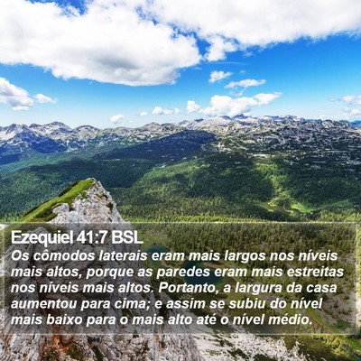 Ezequiel 41:7 BSL Bible Verse Image